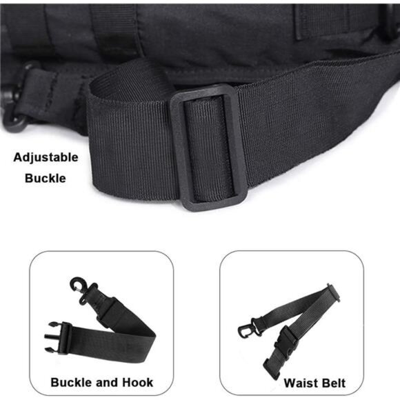 Tactical Sling Bag Pack Military Rover Shoulder Sling Backpack - Picture 6 of 7